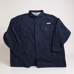 Habitat Mens UPF 40 Button Down‎ Long Sleeve Fishing Guide Fishing Shirt 3XL